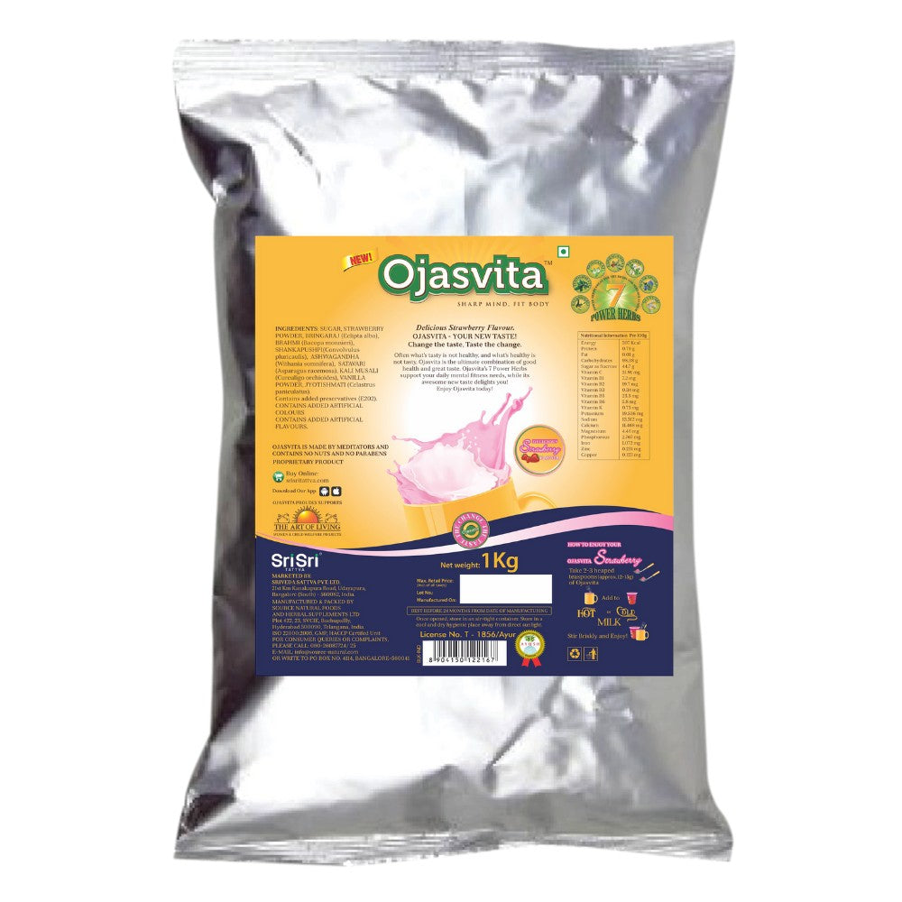 Ojasvita Strawberry Refill Pack, 1Kg